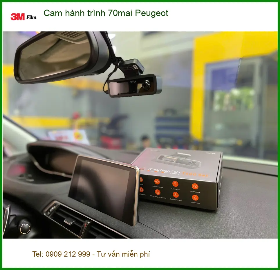 Chú Vĩnh lắp cam hành trình 70mai cho Peugeot 3008 tại Hóc Môn để đảm bảo an toàn ảnh thực tế 2