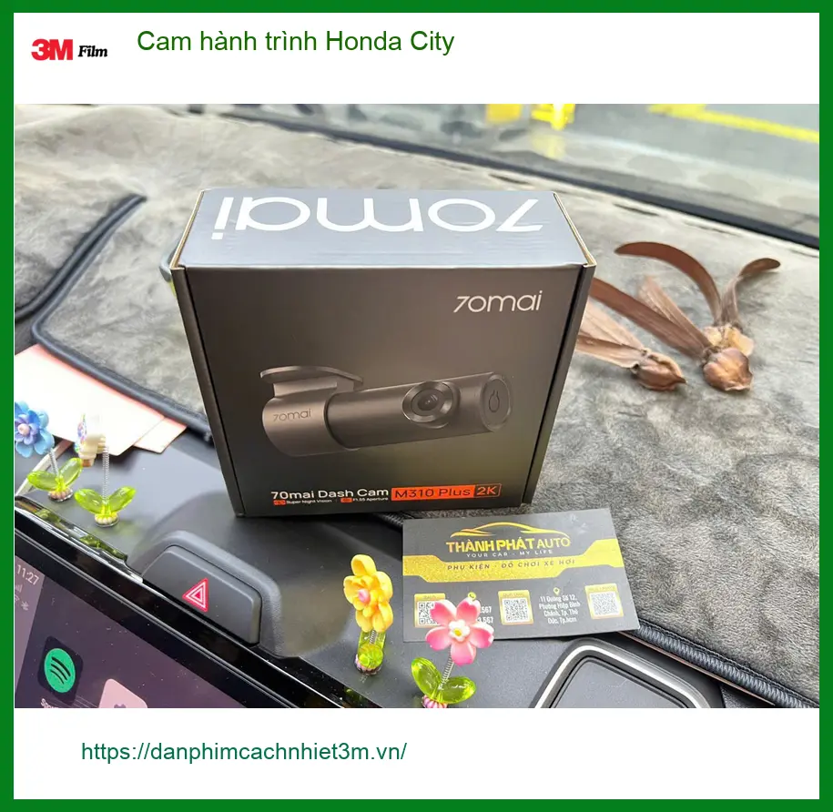 Anh Long lắp Cam hành trình cho Honda City ở Quận 12 để ghi lại mọi khoảnh khắc an toàn