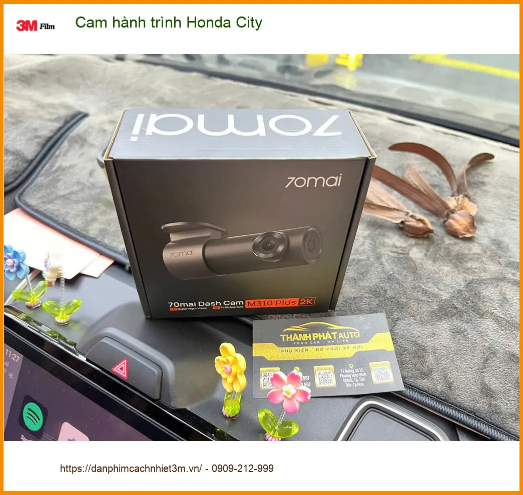 Anh Kiên lắp cam hành trình Honda City tại Quận Thủ Đức để giám sát xe ảnh thực tế 2