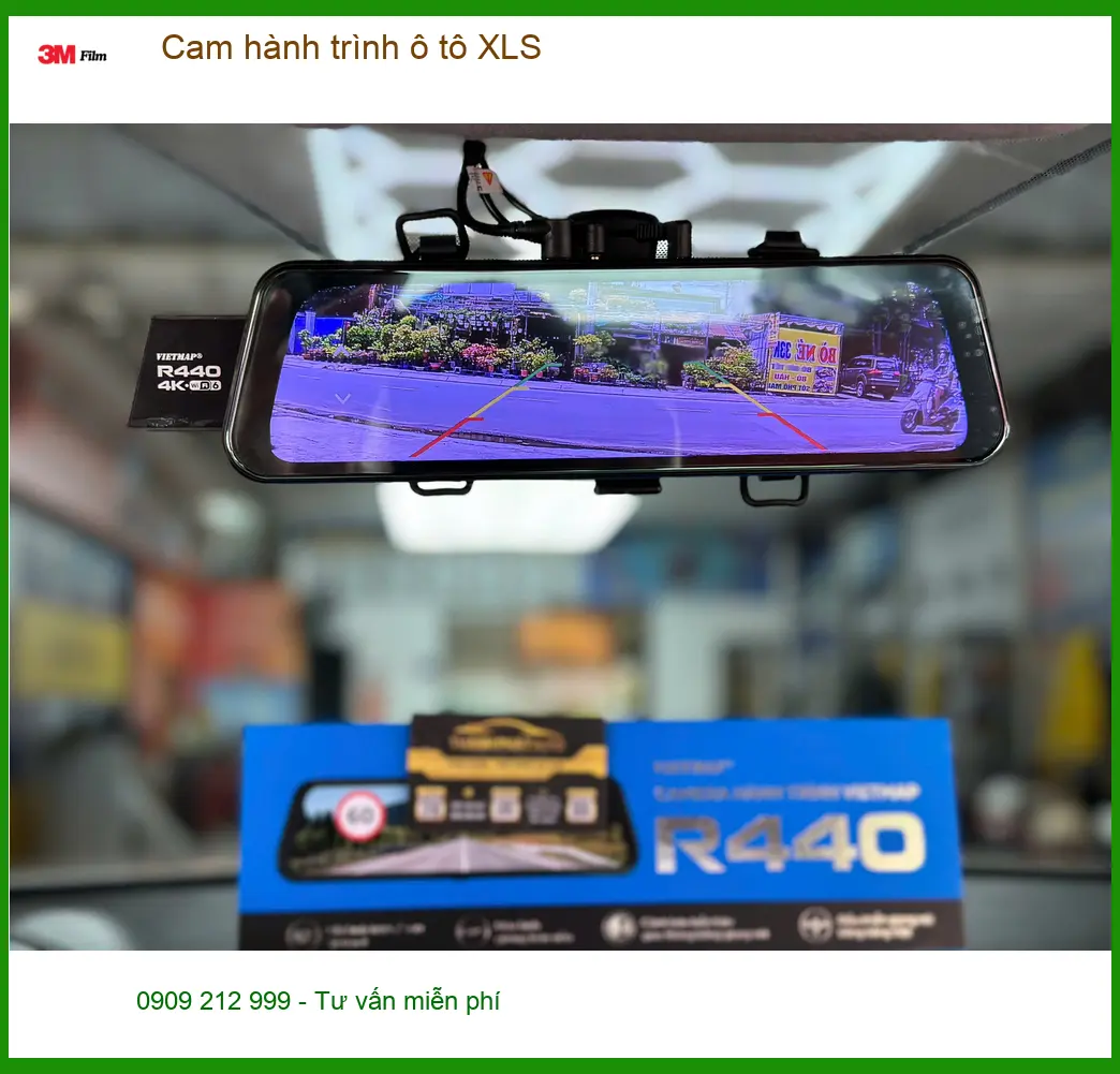 Anh Bảo lắp cam hành trình ô tô XLS cho Hyundai Santa Fe tại Củ Chi đảm bảo an toàn
