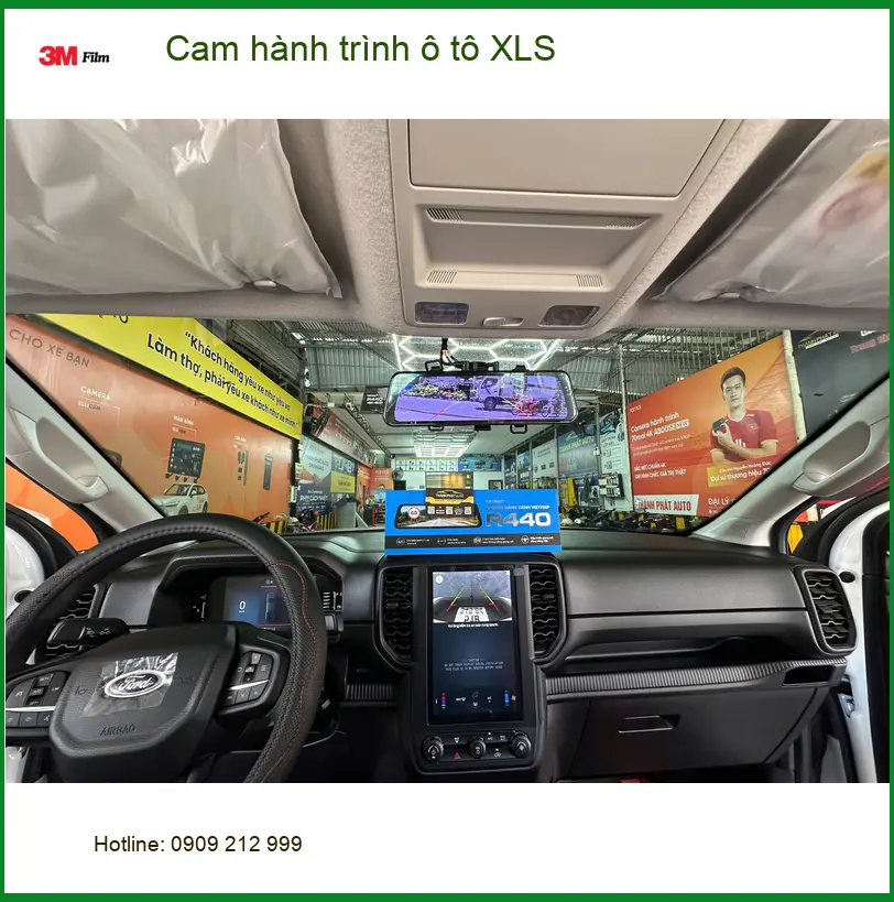 Anh Bảo lắp cam hành trình ô tô XLS cho Hyundai Santa Fe tại Củ Chi đảm bảo an toàn ảnh thực tế 3