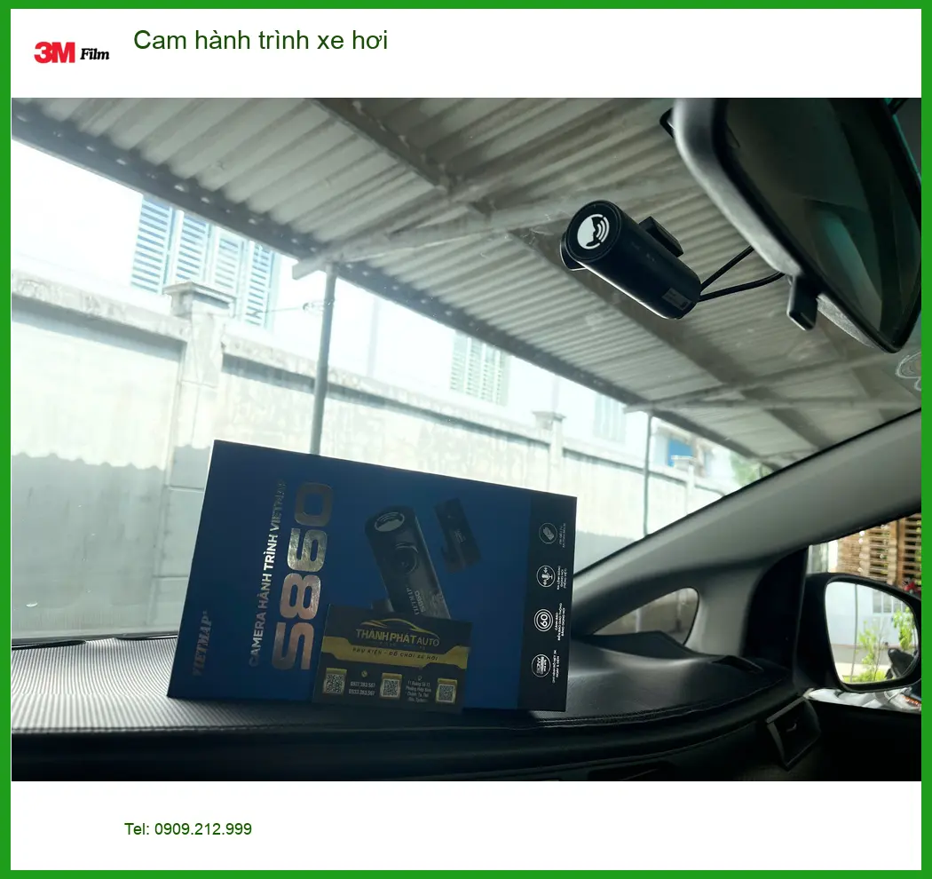 Chị Thảo lắp cam hành trình cho Honda City tại Quận Bình Thạnh để yên tâm ảnh thực tế 2