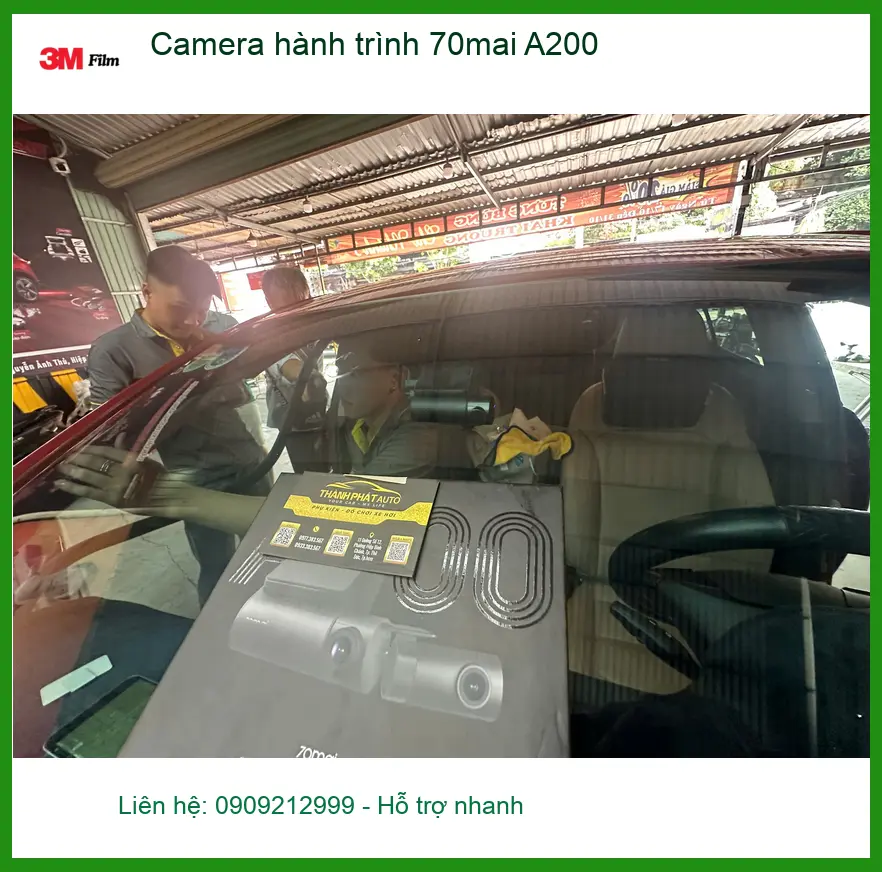 Anh Khải lắp Camera hành trình 70mai A200 cho Hyundai Accent ở Quận 12 ảnh thực tế 2