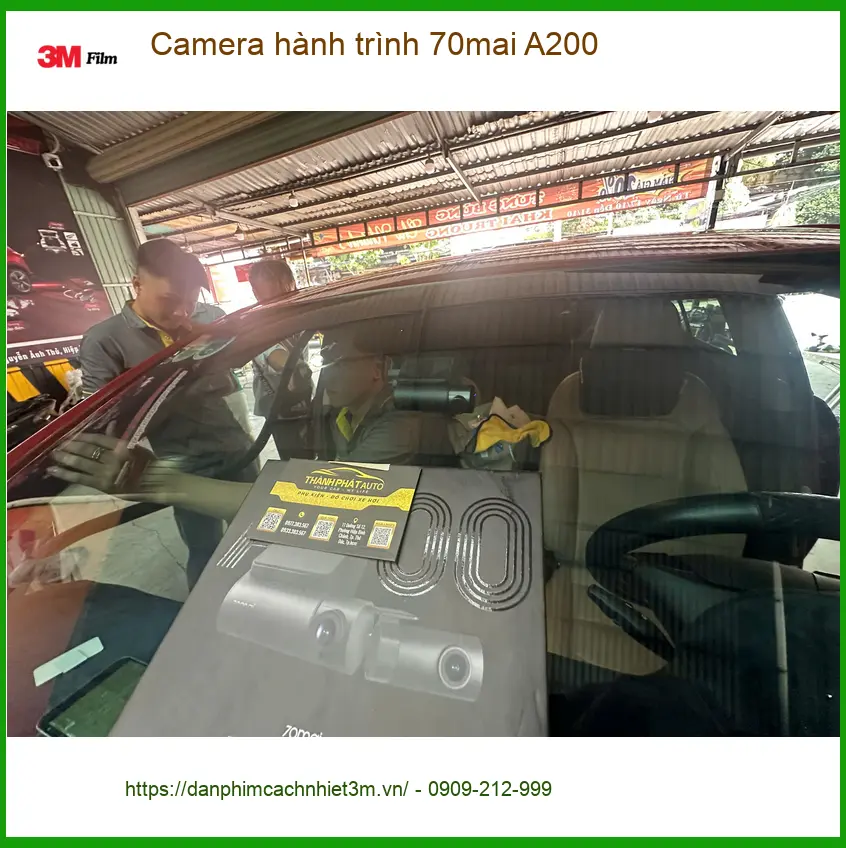 Anh Tuấn gắn Camera 70mai A200 cho Honda CRV ở Quận Tân Bình