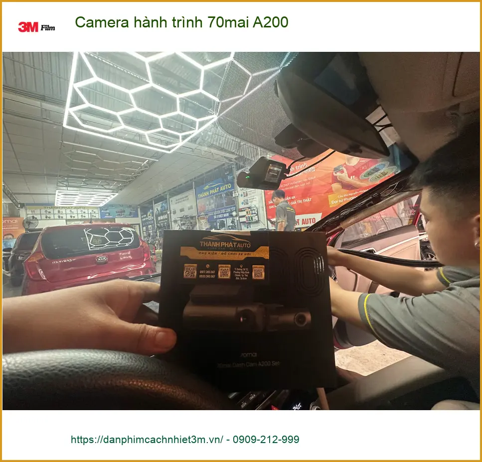 Anh Hùng lắp Camera hành trình 70mai A200 cho Honda CRV ở Quận 6 ảnh thực tế 3