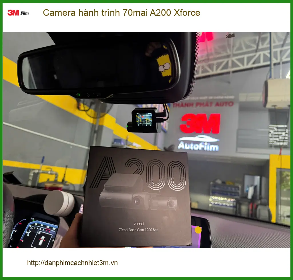 Chị Kim Oanh lắp Camera hành trình 70mai A200 Xforce cho CRV Quận 9