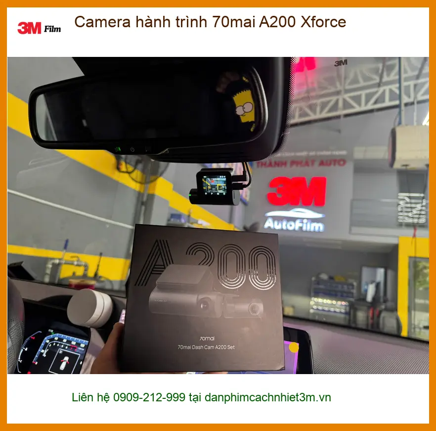 Chị Thảo gắn Camera hành trình 70mai A200 Xforce cho Kia K3 tại Quận 2.