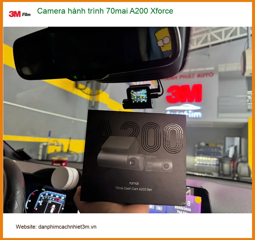 Chị Thảo gắn Camera hành trình 70mai A200 Xforce cho Kia K3 tại Quận 2. ảnh thực tế 2