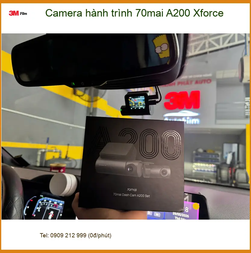 Cửa hàng lắp Cam hành trình 70mai A200 Xforce uy tín tại Quận 1