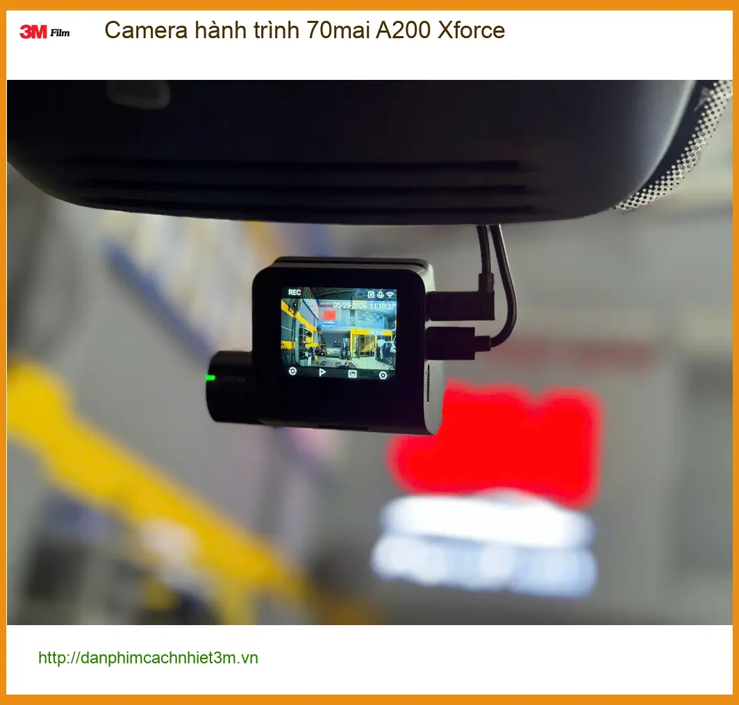 Anh Hưng lắp Camera hành trình 70mai A200 Xforce cho Kia K3 tại Bình Tân