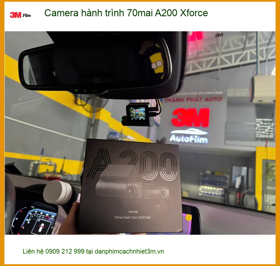 Anh Dũng lắp Camera hành trình 70mai A200 Xforce Kia K3 ở Q.10 ảnh thực tế 2
