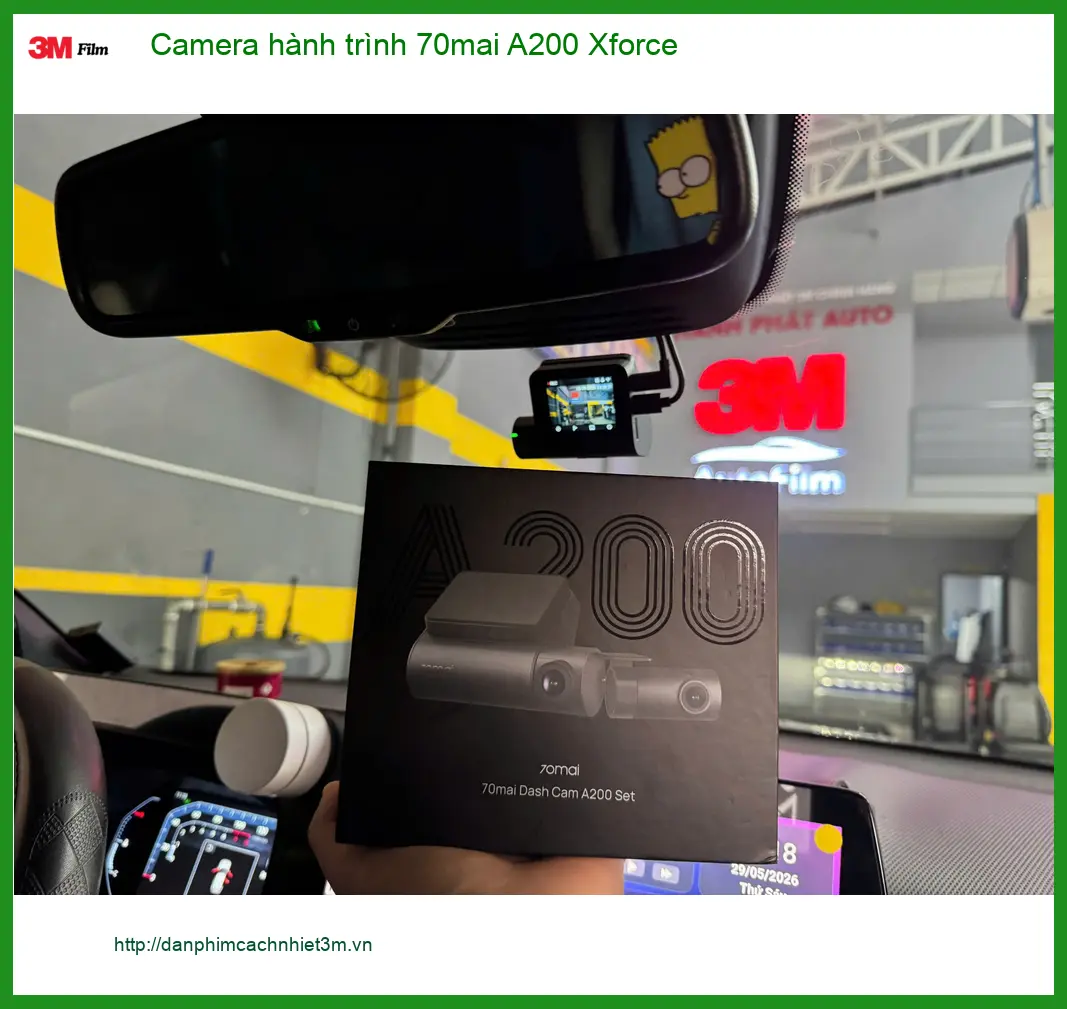 Anh Bảo lắp Camera hành trình 70mai A200 Xforce cho Mazda CX-5 tại Quận 4