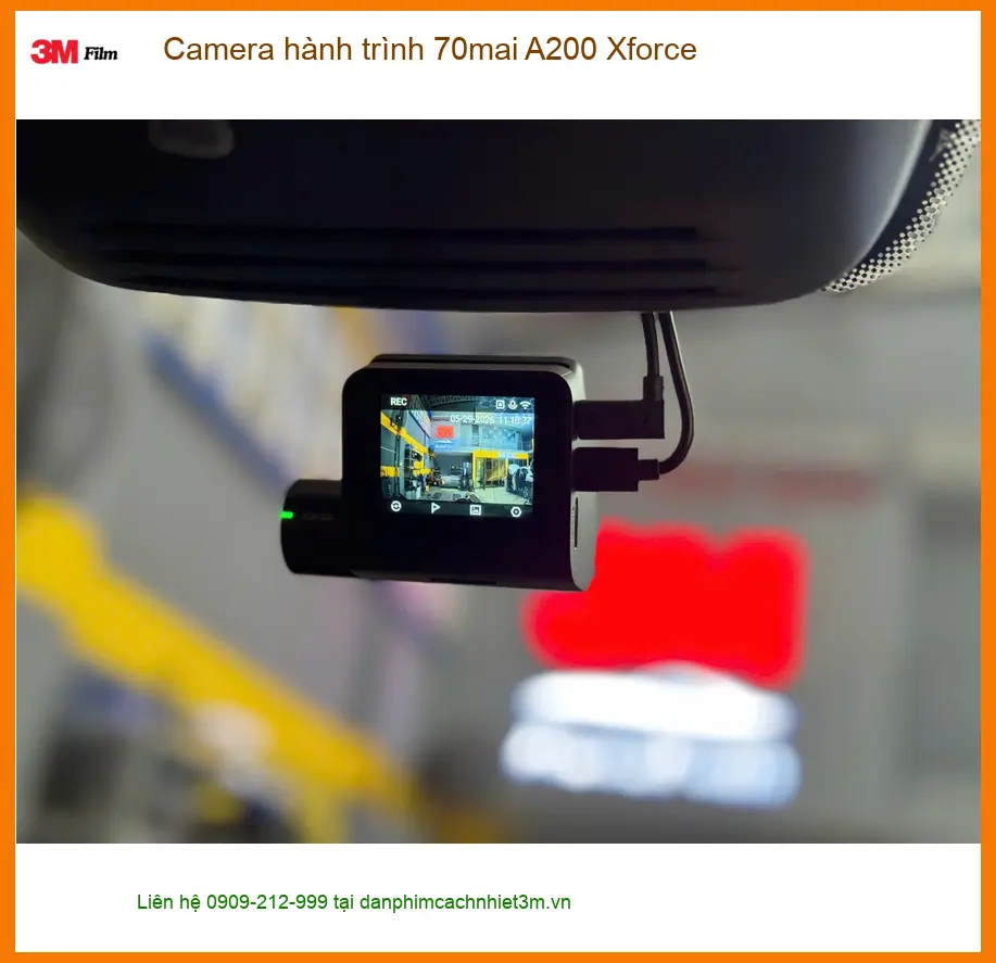 Anh Bảo lắp Camera hành trình 70mai A200 Xforce cho Mazda CX-5 tại Quận 4 ảnh thực tế 2