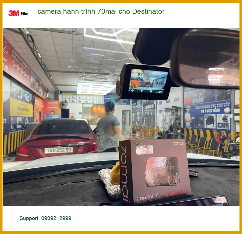 Anh Bách gắn camera hành trình 70mai cho Mitsubishi Outlander tại Quận 7 ảnh thực tế 2