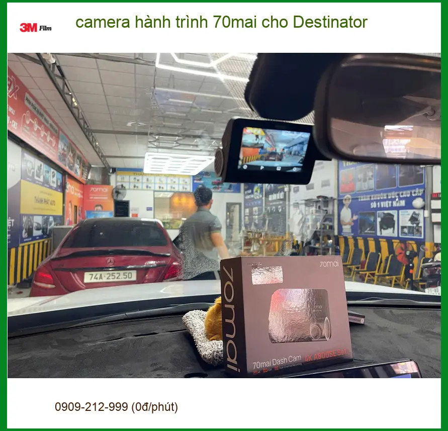 Chú Phước lắp camera hành trình 70mai cho Suzuki XL7 tại Quận 10 ảnh thực tế 3