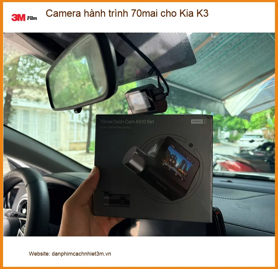 Anh Long lắp Camera hành trình 70mai cho Kia K3 ở Quận Bình Thạnh