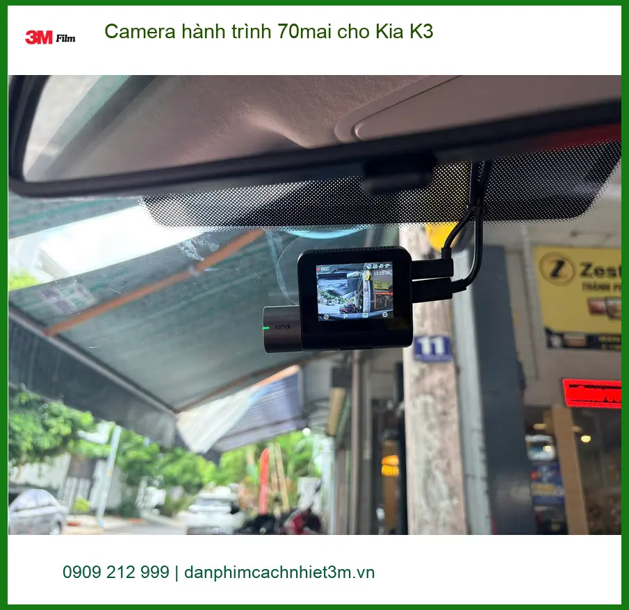 Anh Phong lắp Camera hành trình 70mai cho Kia K3 tại Hóc Môn ảnh thực tế 3