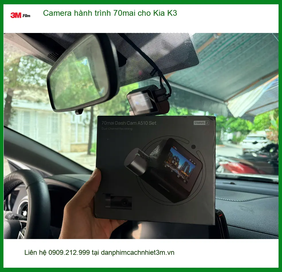 Anh Khải lắp Camera hành trình 70mai cho Kia K3 tại Củ Chi an tâm hơn ảnh thực tế 4