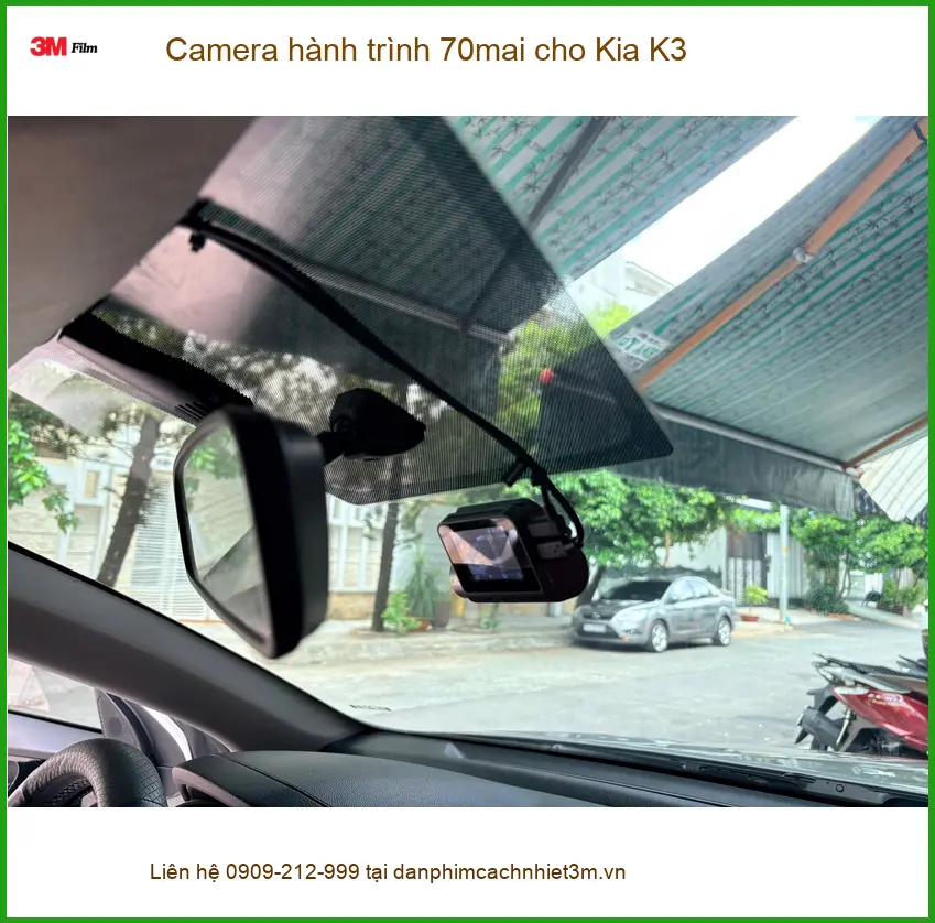 Anh Lâm lắp Camera hành trình 70mai Kia K3 Quận 4 để an tâm lái xe ảnh thực tế 4