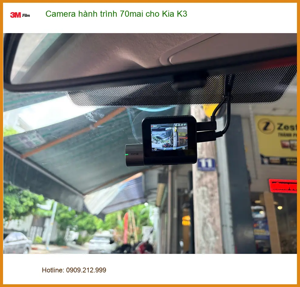 Chị Thanh lắp Camera hành trình 70mai cho Kia K3 Quận 12 an tâm hơn ảnh thực tế 4