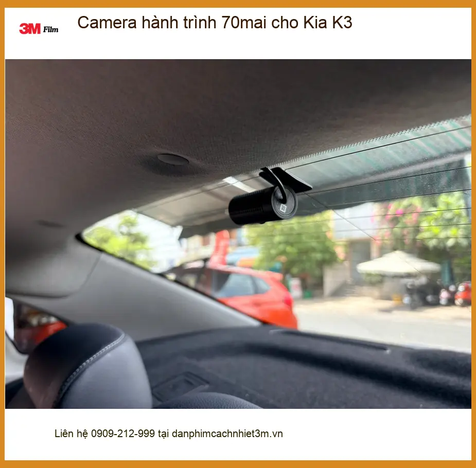 Anh Nam lắp Camera hành trình 70mai chính hãng cho Kia K3 ở Quận 5 để ghi hình rõ nét hơn ảnh thực tế 5