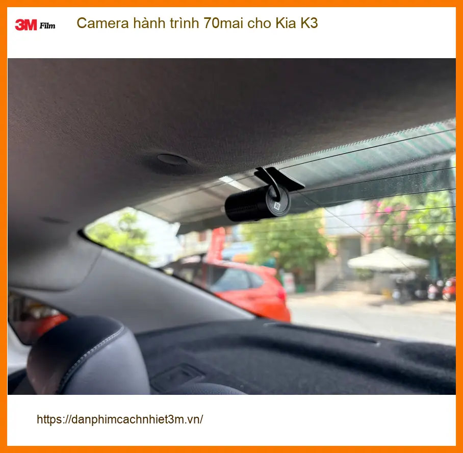 Chị Thuỷ lắp camera hành trình 70mai Kia K3 Quận Bình Tân, an tâm lộ trình. ảnh thực tế 4