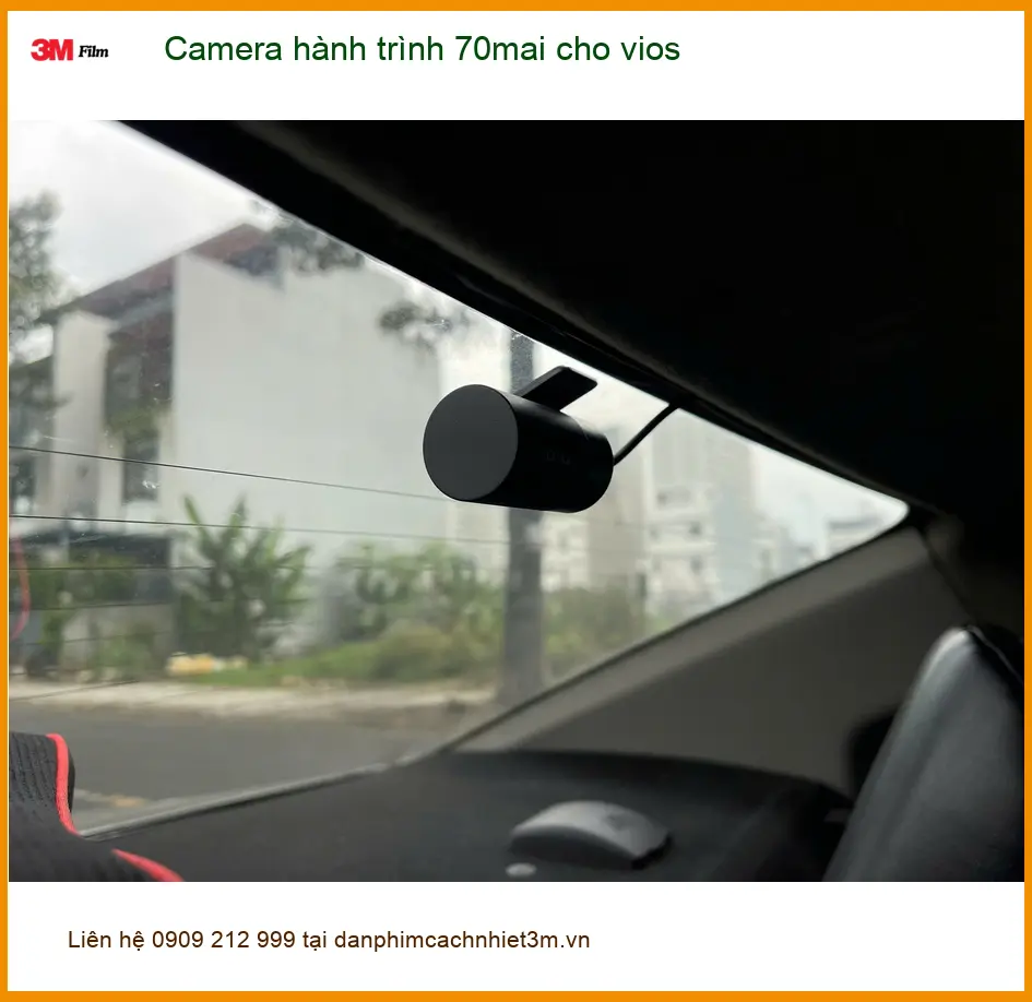 Chú Minh lắp Camera hành trình 70mai cho Vios tại Quận 1 an toàn