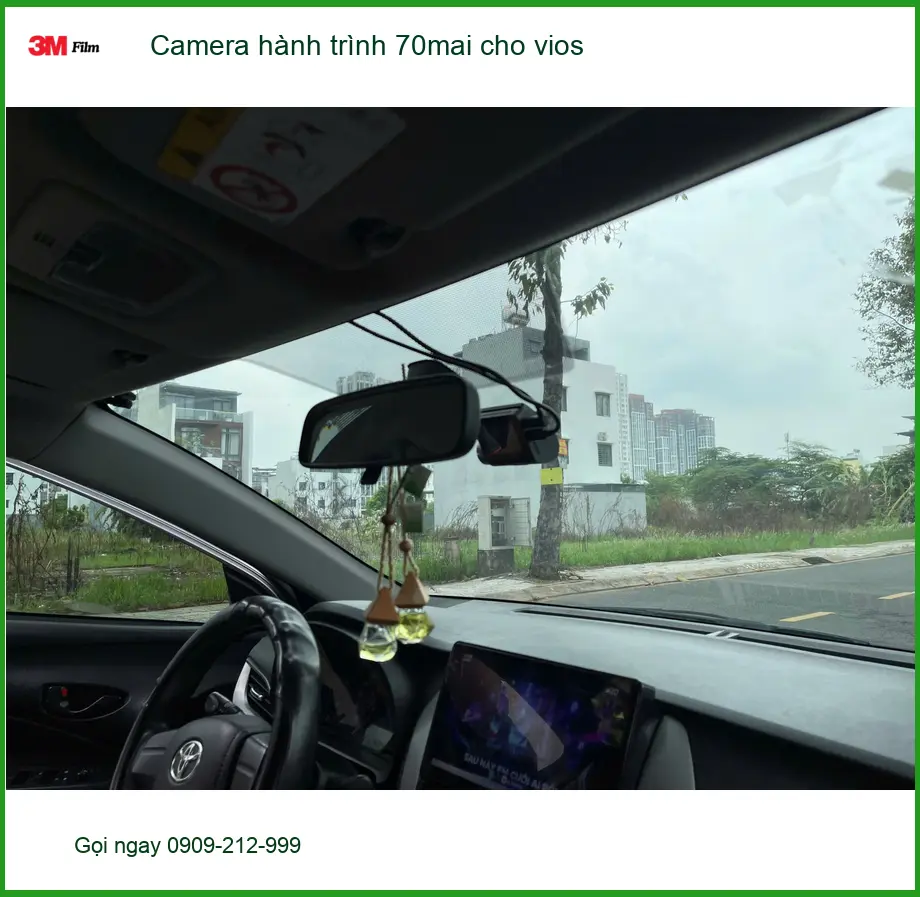 Chú Minh lắp Camera hành trình 70mai cho Vios tại Quận 1 an toàn ảnh thực tế 3
