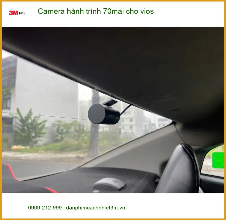 Cô Lan Anh lắp Camera hành trình 70mai cho Vios tại Hóc Môn để an tâm khi lái xe đêm ảnh thực tế 2