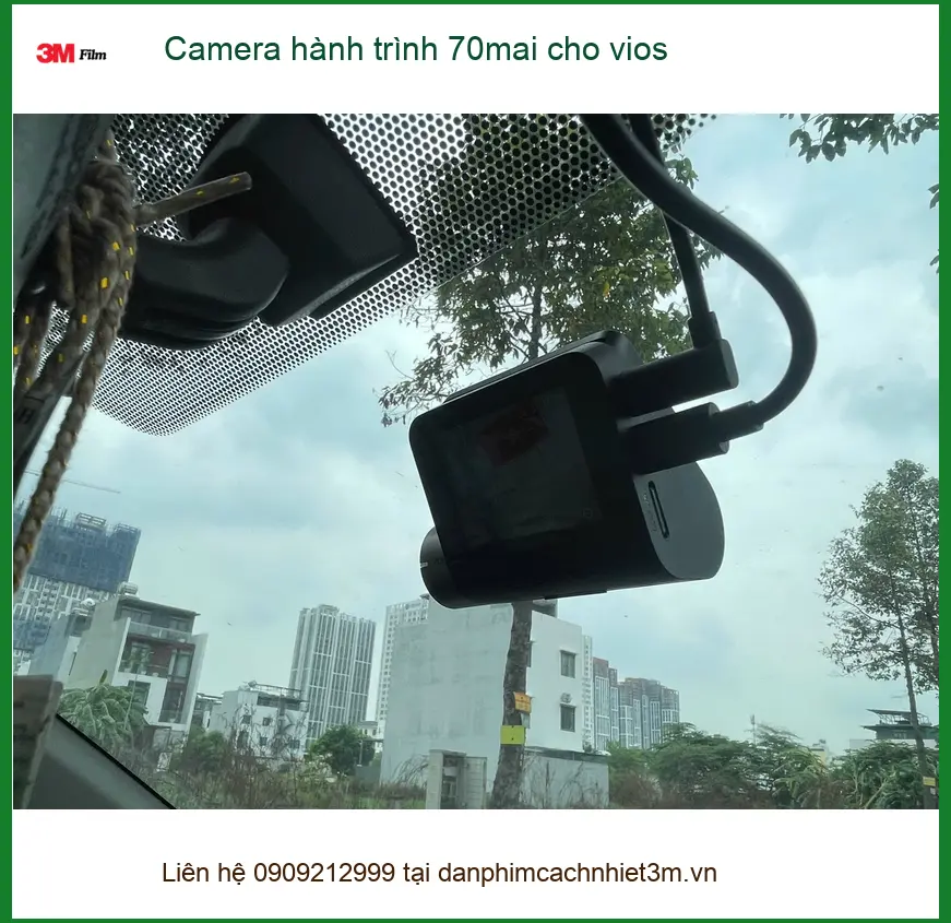 Bác Cường lắp Camera hành trình 70mai cho Vios tại Quận Phú Nhuận để an tâm hơn trên đường ảnh thực tế 2