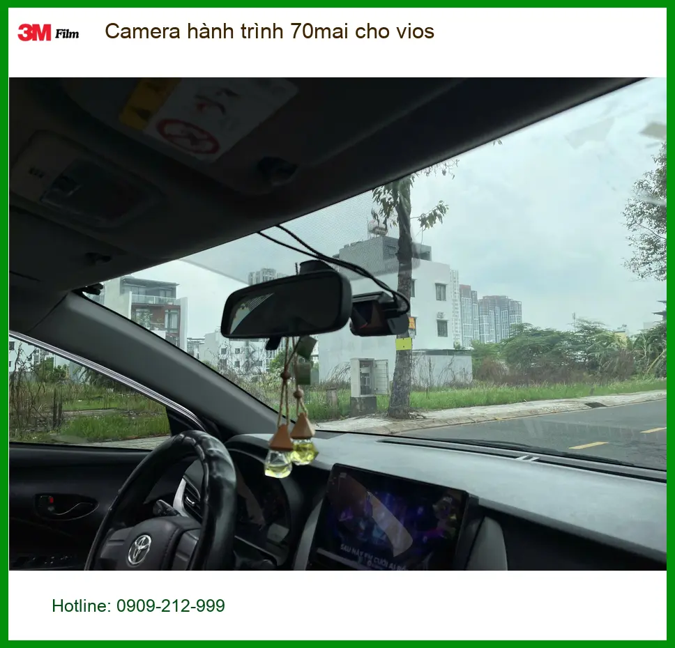 Chị Mai Anh lắp Camera hành trình 70mai cho Toyota Vios tại Quận 2 trước chuyến đi xa ảnh thực tế 3