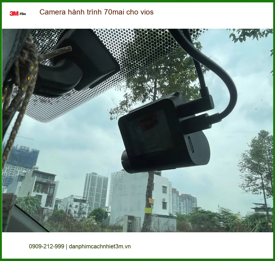 Anh Tùng lắp Camera hành trình 70mai cho Vios tại Quận Thủ Đức uy tín ảnh thực tế 2