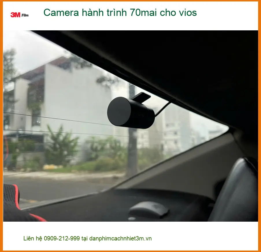 Anh Tùng lắp Camera hành trình 70mai cho Vios tại Quận Thủ Đức uy tín ảnh thực tế 3