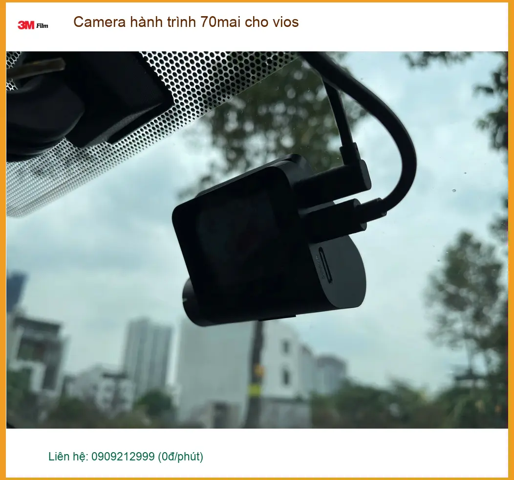 Anh Tùng lắp Camera hành trình 70mai cho Vios tại Quận Thủ Đức uy tín ảnh thực tế 5