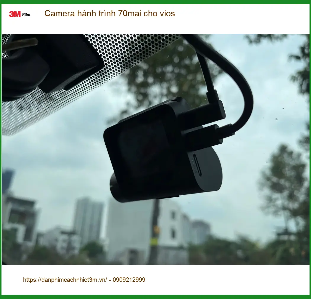 Chú Lâm lắp Camera hành trình 70mai cho Vios tại Cần Giờ để đảm bảo an toàn