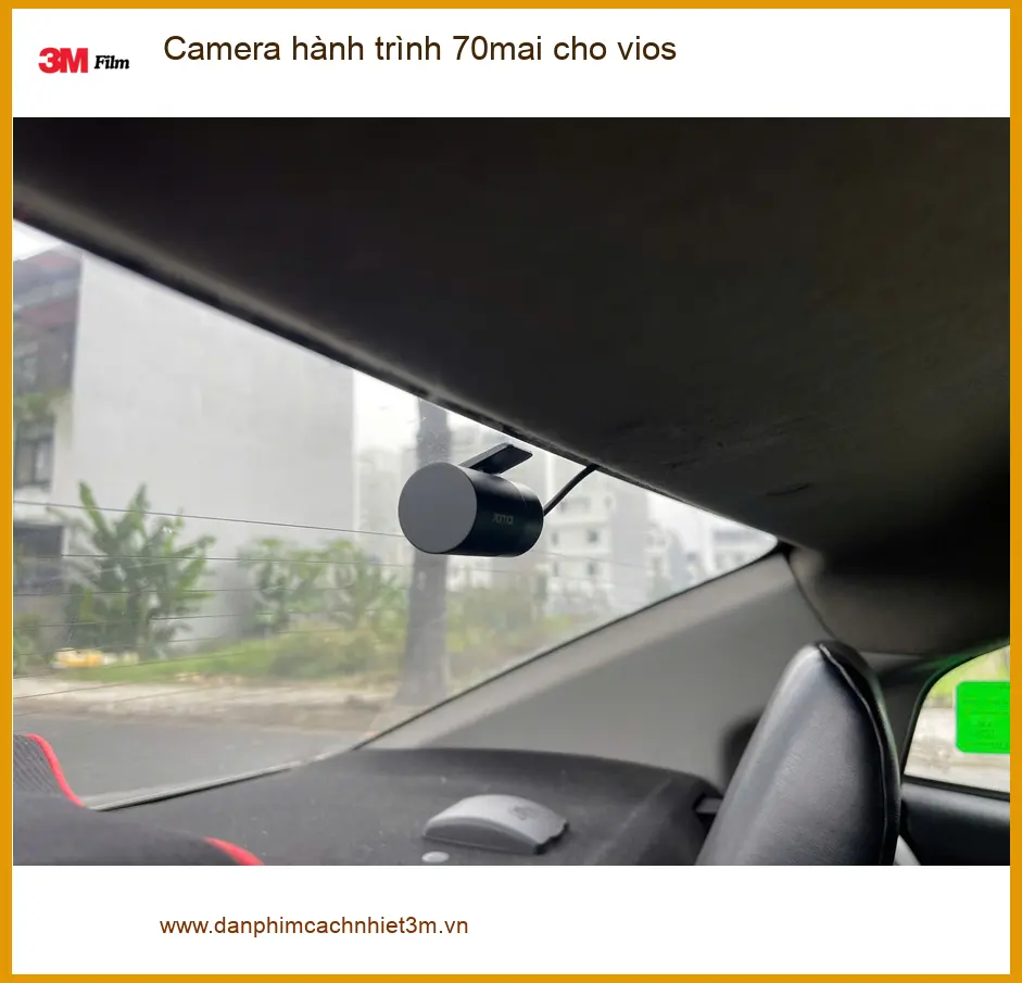 Chú Lâm lắp camera hành trình 70mai cho Vios tại Quận Gò Vấp để ghi lại lộ trình an toàn ảnh thực tế 2