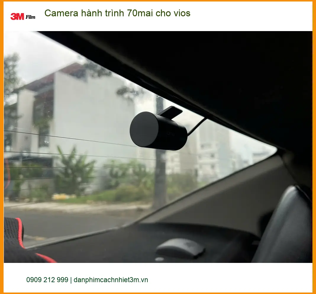 Chú Lâm lắp camera hành trình 70mai cho Vios tại Quận Gò Vấp để ghi lại lộ trình an toàn ảnh thực tế 3