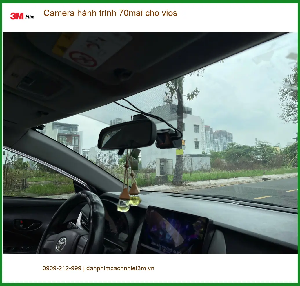 Chú Lâm lắp camera hành trình 70mai cho Vios tại Quận Gò Vấp để ghi lại lộ trình an toàn ảnh thực tế 4