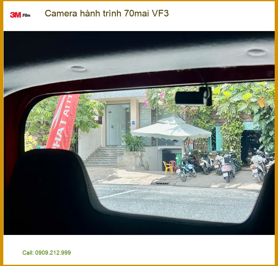 Anh Nam lắp Camera hành trình 70mai cho VinFast VF3 Quận 9, bảo vệ xe ảnh thực tế 4