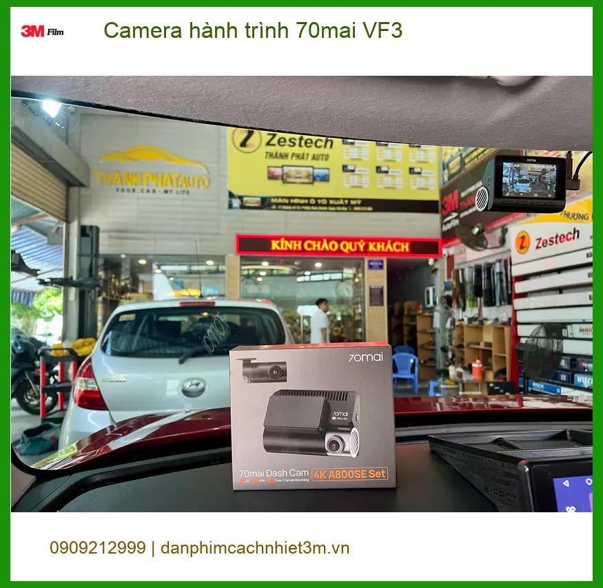 Anh Bách lắp Camera hành trình 70mai VF3 tại Nhà Bè an tâm di chuyển ảnh thực tế 2