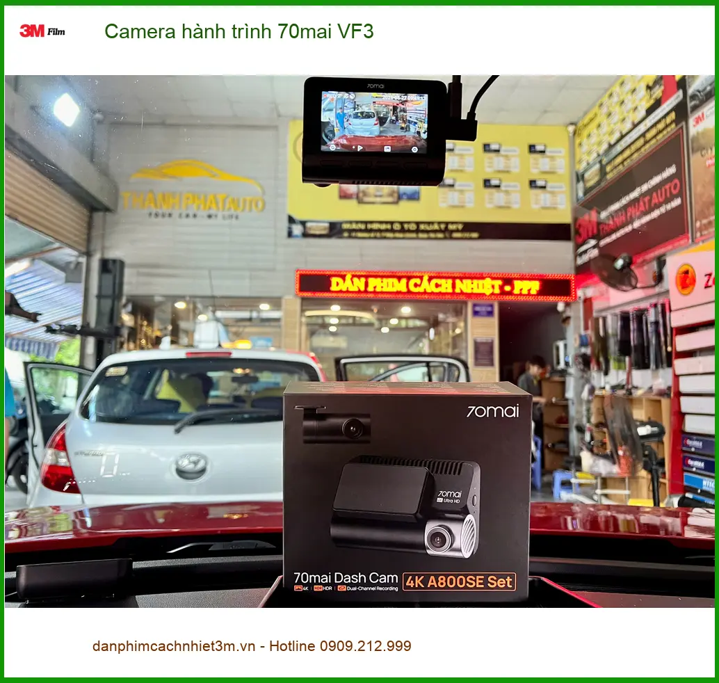 Anh Kiên lắp Camera hành trình 70mai cho VinFast VF3 tại Quận 3 để an tâm khi di chuyển ảnh thực tế 2