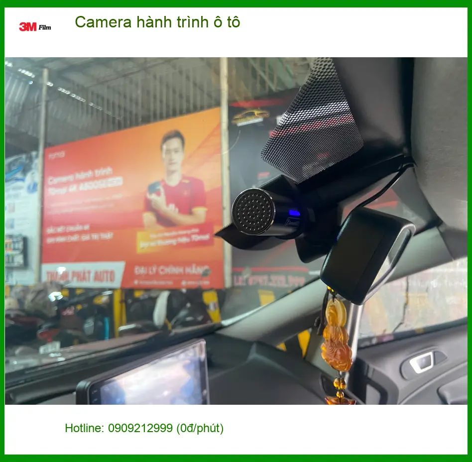 Anh Duy lắp camera hành trình ô tô cho Hyundai Accent tại Quận 9 để đảm bảo an toàn ảnh thực tế 3