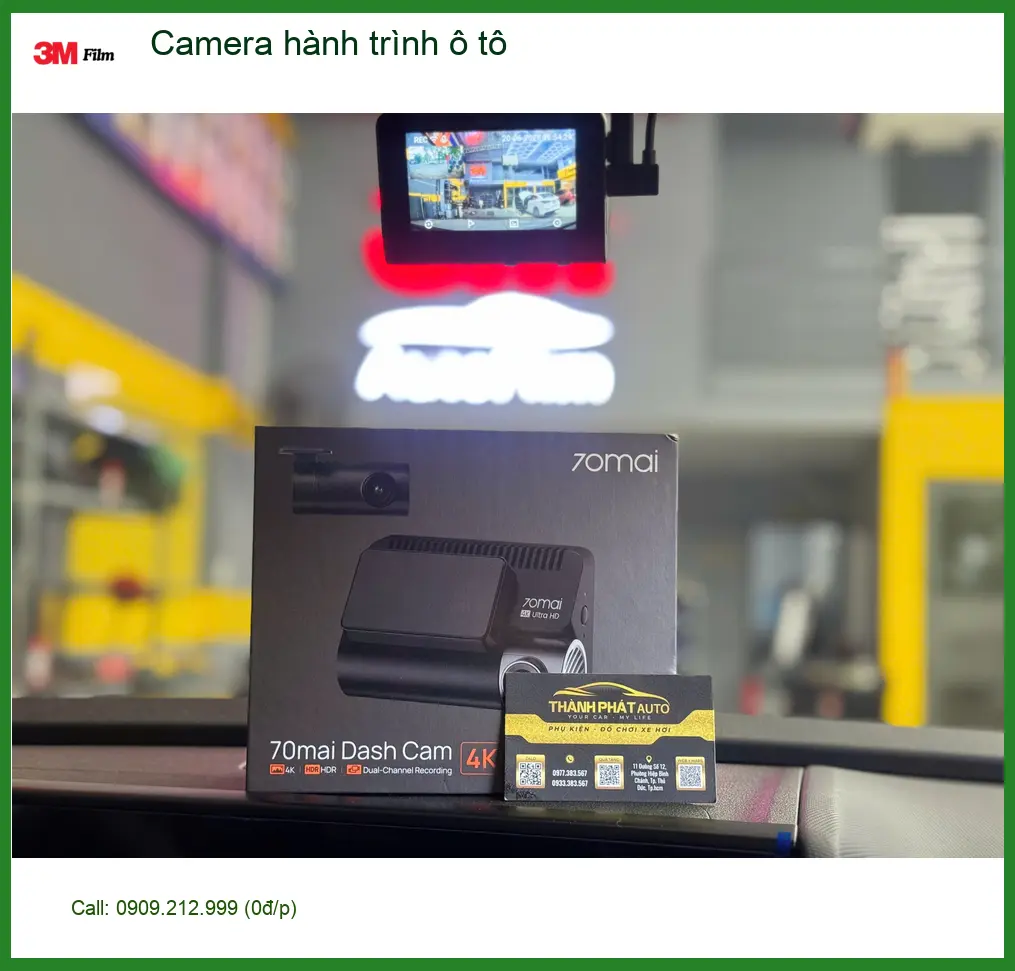Anh Phi Long lắp camera hành trình cho Creta ở Quận 11 vì lo va quẹt