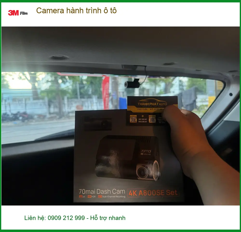 Anh Phi Long lắp camera hành trình cho Creta ở Quận 11 vì lo va quẹt ảnh thực tế 3