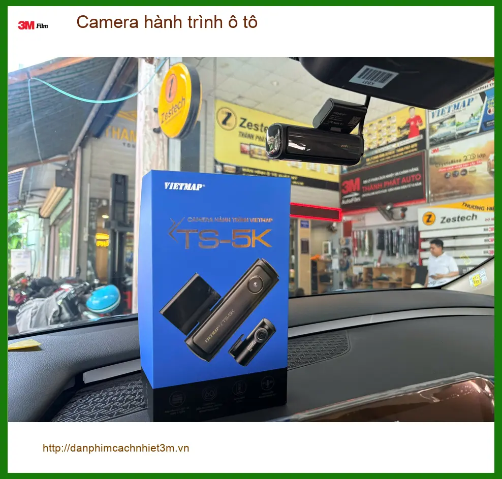 Chị Thảo lắp Camera hành trình ô tô cho Kia Seltos tại Quận 12 ảnh thực tế 2