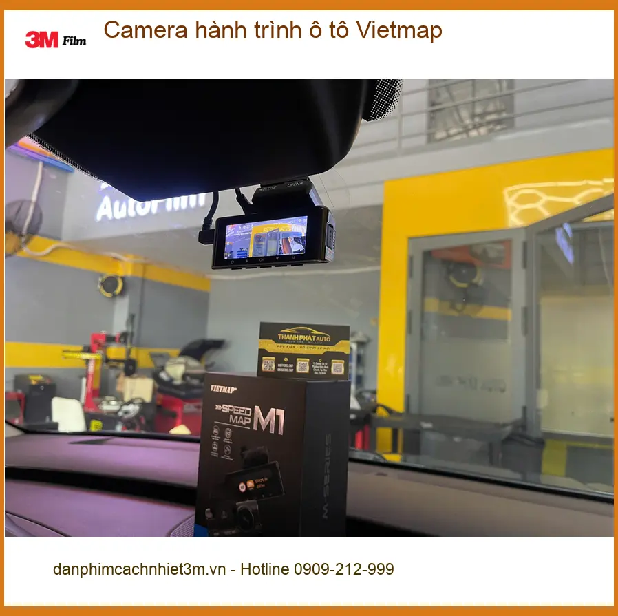 Chị Trâm lắp Camera hành trình Vietmap cho Mazda CX-5 tại Quận 9 ảnh thực tế 2