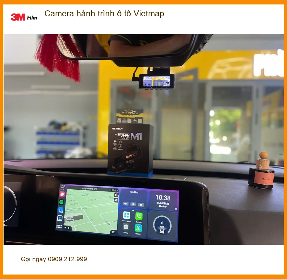 Chị Trâm lắp Camera hành trình Vietmap cho Mazda CX-5 tại Quận 9 ảnh thực tế 4