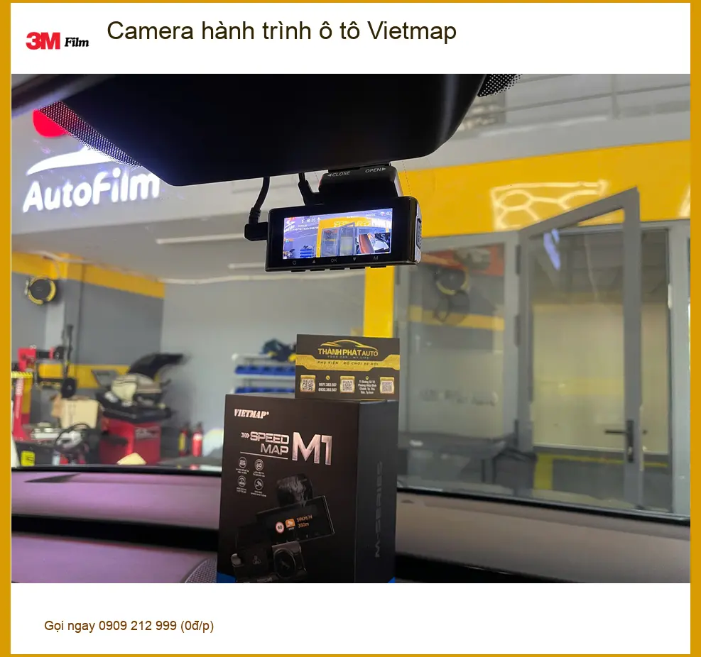 Chị Trâm lắp Camera hành trình Vietmap cho Mazda CX-5 tại Quận 9 ảnh thực tế 5