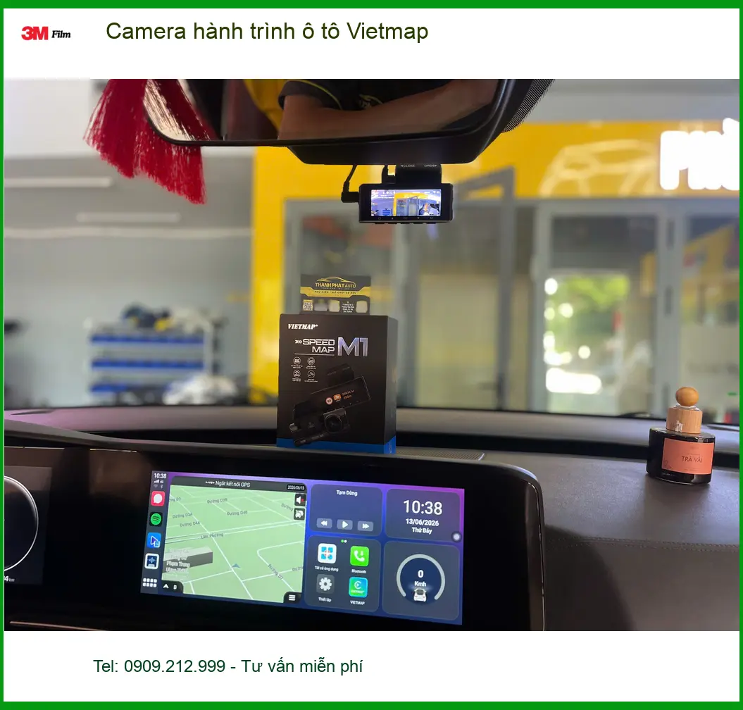 Anh Huy lắp Camera hành trình Vietmap cho Suzuki XL7 tại Hóc Môn