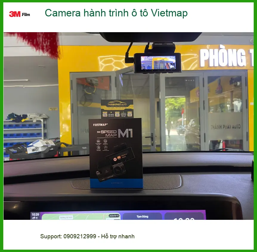 Anh Huy lắp Camera hành trình Vietmap cho Suzuki XL7 tại Hóc Môn ảnh thực tế 2